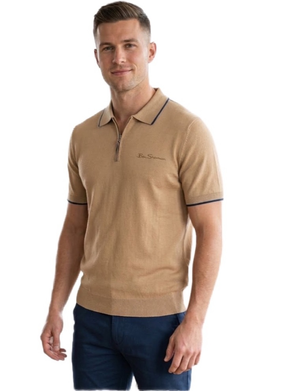 Ben Sherman Men's Golf Shirt Retail $99 Size S NWT